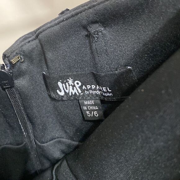 Jumps Apparel Strapless Black gown with silver and gold sequins Size 5/6 - Picture 7 of 11